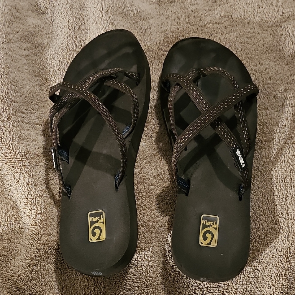 TEVA Mush Dark Brown Sandals